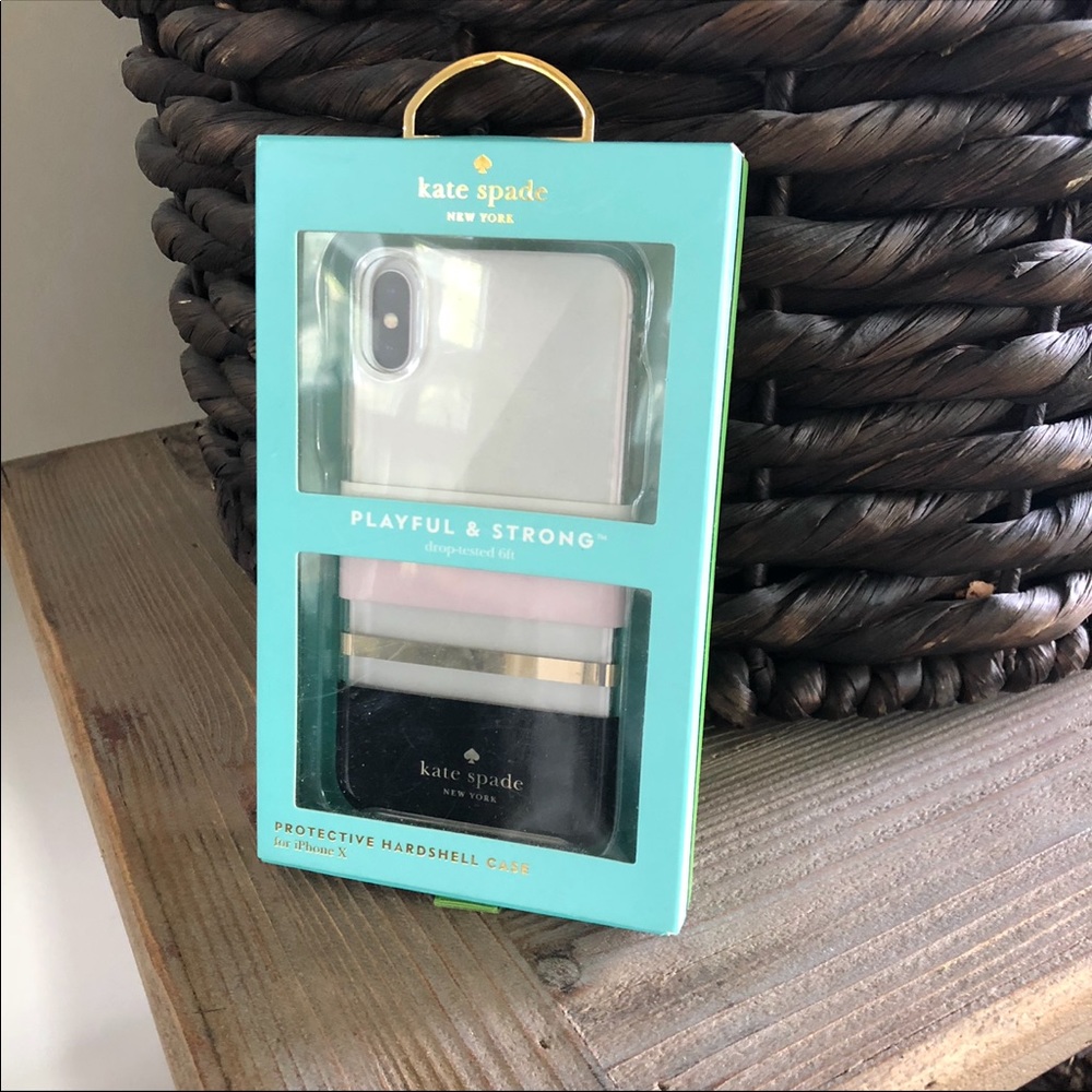 Kate Spade iPhone X hard shell protective case